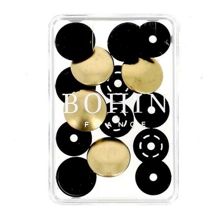 Bohin Magische drukknoop kunststof Metallic - KIES DE KLEUR