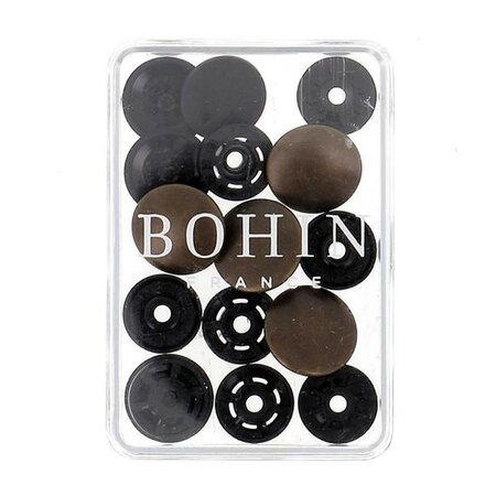Bohin Magische drukknoop kunststof Metallic - KIES DE KLEUR