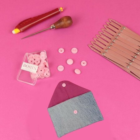 Bohin Magische drukknoop kunststof 13mm - KIES DE KLEUR
