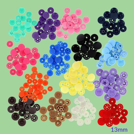 Bohin Magische drukknoop kunststof 13mm - KIES DE KLEUR