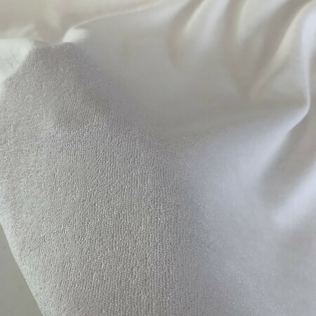 COUPON 115 CM C. Pauli - Natuurwit BADSTOF/SPONS GOTS