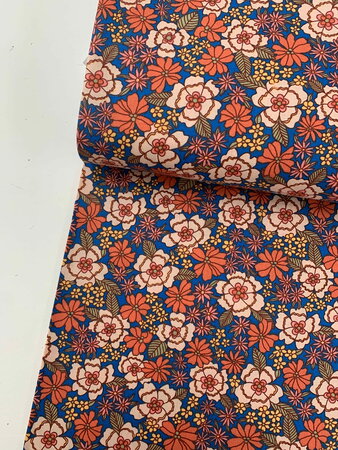 Betti Blue/Orange COTTON OEKO-TEX
