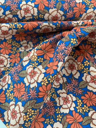 Betti Blue/Orange COTTON OEKO-TEX
