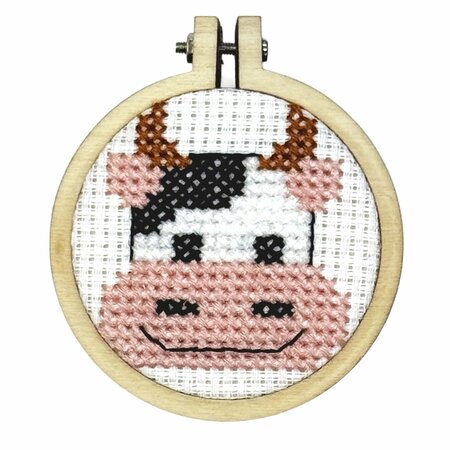 Cross Stitch Mini Kit - You're Moo-vellous!