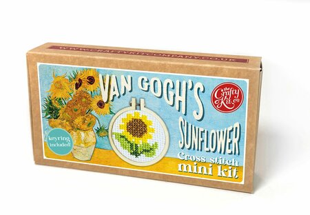 Cross Stitch Mini Kit - Van Gogh's Sunflower