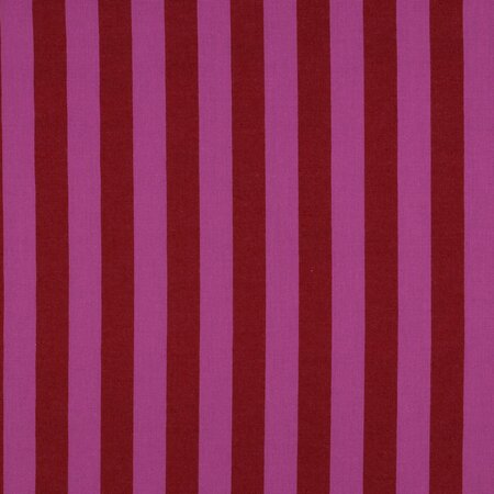 Verhees - Yarn Dyed Stripes Rood/Fuchsia - KATOEN
