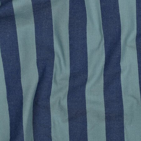 Verhees - Yarn Dyed Stripes Blauw/Groen - KATOEN