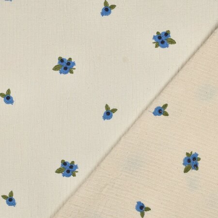 Verhees - Gestreept embroidery - Double Gauze 