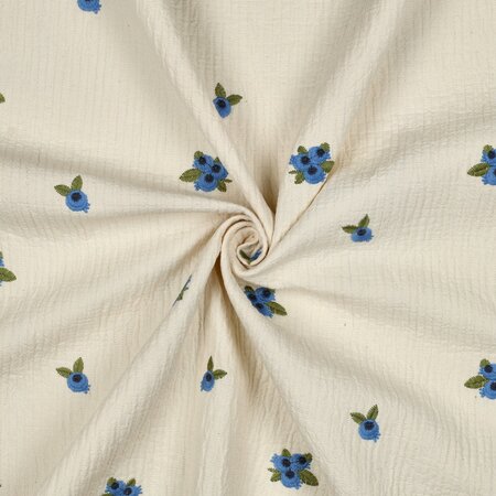 Verhees - Gestreept embroidery - Double Gauze 