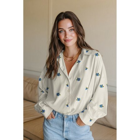 Verhees - Gestreept embroidery - Double Gauze 