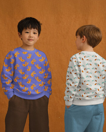 VERHEES X JENNIFER BOURON - Konijnen Naturel - Jersey (GOTS)