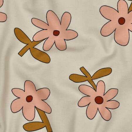 VERHEES X JENNIFER BOURON - Bloemen Naturel - Jersey (GOTS)