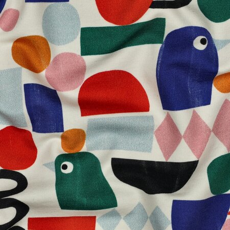 VERHEES X JENNIFER BOURON - Graphic Design Naturel - FRENCH TERRY (GOTS)