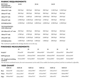 Merchant & Mills - Nevis Skirt 6-18 Papier patroon