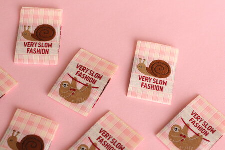 The Cosy Club Handmade - Very Slow Fashion - 6 Double Sided Sewing Labels