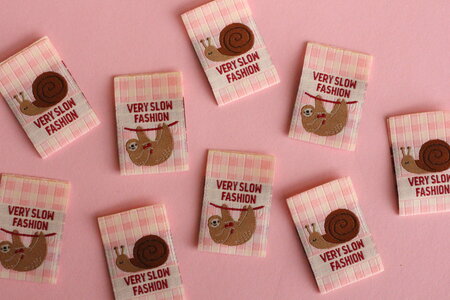 The Cosy Club Handmade - Very Slow Fashion - 6 Double Sided Sewing Labels