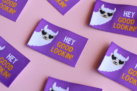 The Cosy Club Handmade - Hey Good Lookin Llama - 5 Fun Sewing Labels