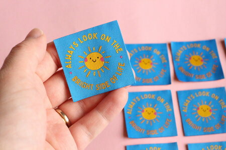 The Cosy Club Handmade - Bright Side of Life - 5 fun Woven Sewing Labels