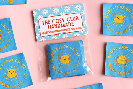 The Cosy Club Handmade - Bright Side of Life - 5 fun Woven Sewing Labels