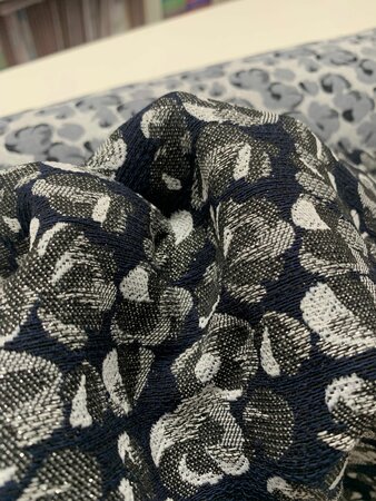 DEADSTOCK Viooltjes JACQUARD