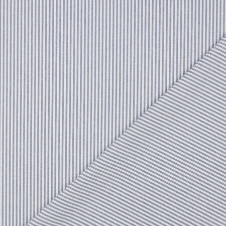 Verhees - Yarn Dyed STRIPE Lavender - POPLIN KATOEN