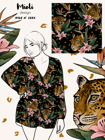 PRE ORDER Mieli Design - Hide n'seek JERSEY (organic)