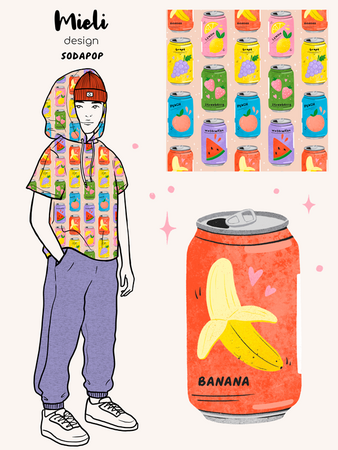 PRE ORDER Mieli Design -Soda Pop  JERSEY (organic)