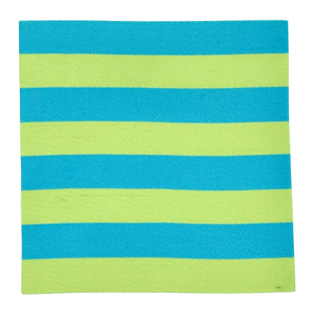 Loop&Label XXL - Strepen Geel/Blauw