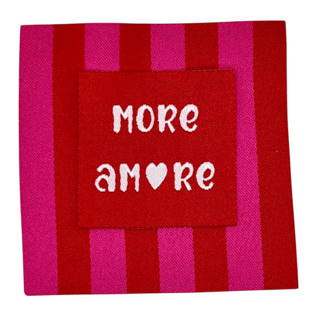 Loop&Label XXL - Strepen Fuchsia/Rood