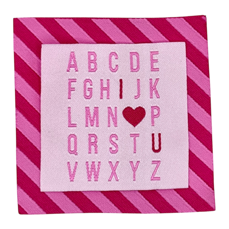 Loop&Label XXL - Schuine Streep Roze 