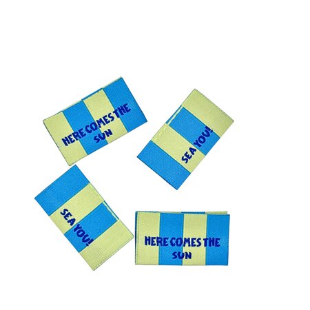 Loop&Label ZIJNAADLABEL - Here Comes The Sun - 4 STUKS