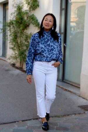 My Dress Made - Denim Leopard - Viscose Slub ECOVERO MIX