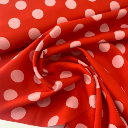 Cousette - Strawberry Dots Pink VISCOSE 