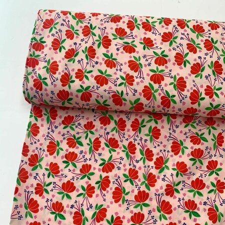 Cousette - Flowerhearts Pink VISCOSE 