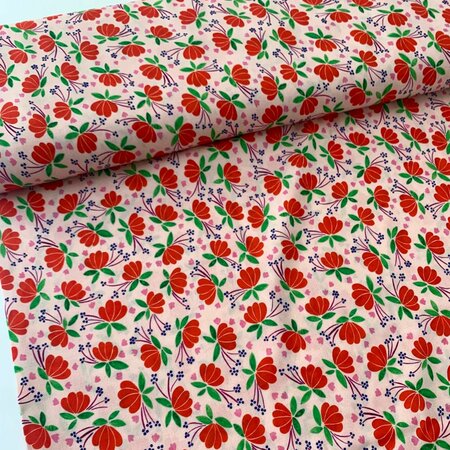 Cousette - Flowerhearts Pink VISCOSE 