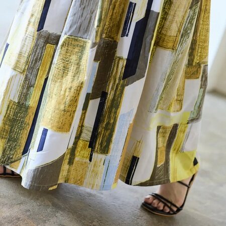 Kokka Japan / Keshiki - Office street Yellow - 30 VIYELLA KATOEN