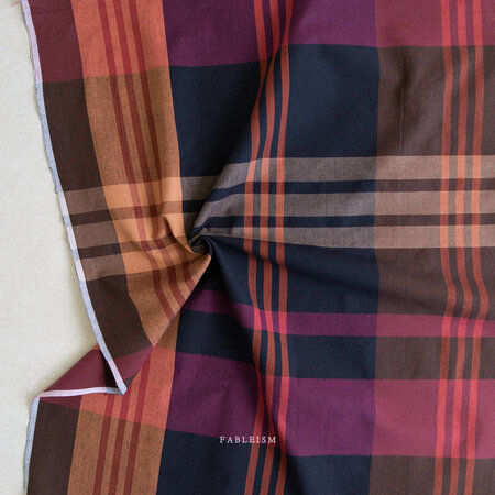 COUPON 75 CM Fableism - House Dress Mahogany - KATOEN