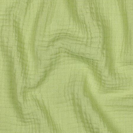 Verhees GOTS - Soft Green  - Double Gauze/hydrofiel 