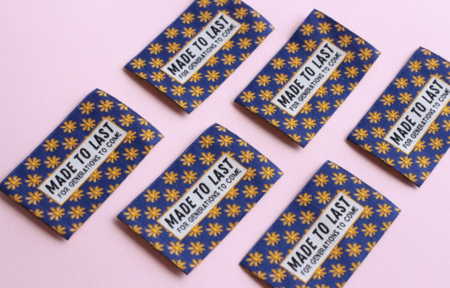 The Cosy Club Handmade - Made To Last - 5 Sewing Labels