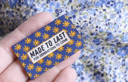 The Cosy Club Handmade - Made To Last - 5 Sewing Labels