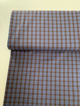 DEADSTOCK Blue Brown Check KATOEN