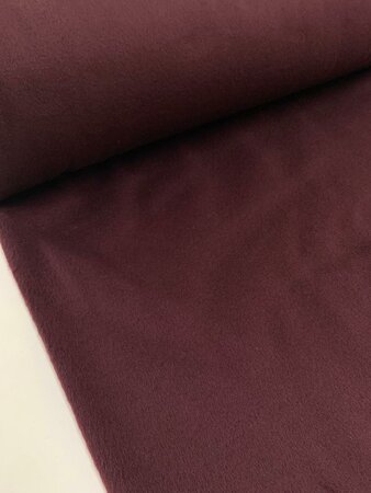 DEADSTOCK Burgundy WOOL RECYCLED CASHMERE 