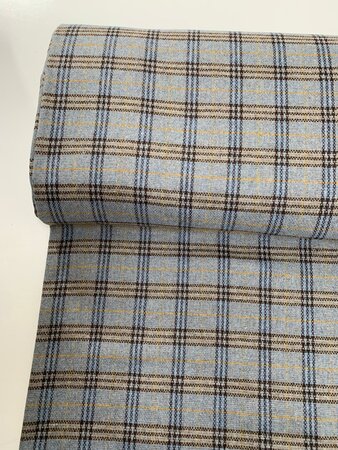 DEADSTOCK Blue Check  WOOL