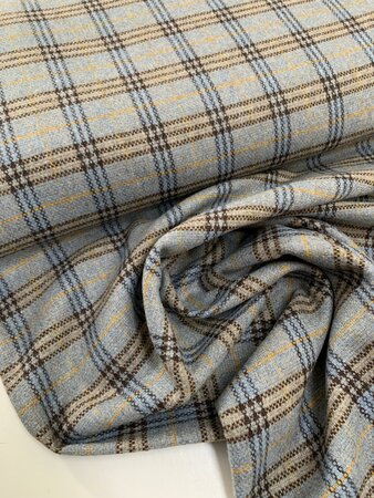 DEADSTOCK Blue Check  WOOL