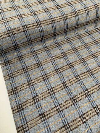 DEADSTOCK Blue Check  WOOL