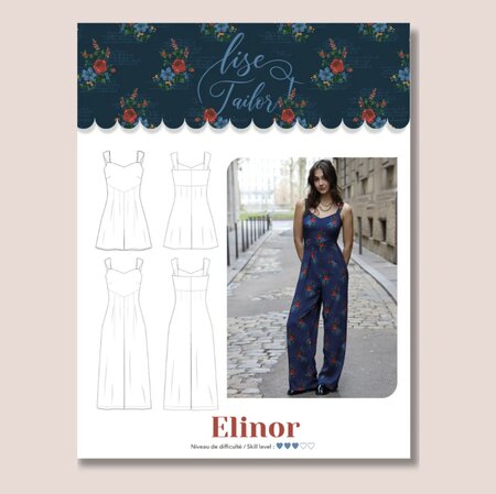 RESTOCK SOON!! Lise Tailor - Elinor Jumpsuit - Papier Patroon 