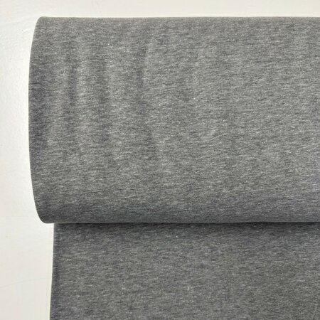 Fabrilogy - Light Grey - Melange Brushed French Terry