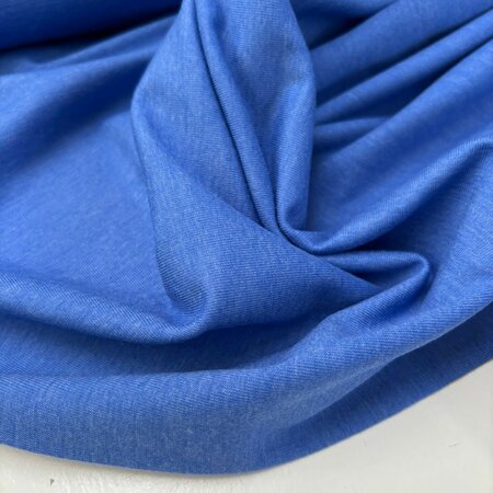 Fabrilogy - Cornflower Blue - Melange jersey