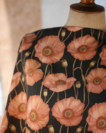 Madame IRIS - Poppy VISCOSE ECOVERO