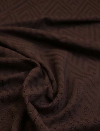 COUPON 200CM meetMILK Alta Jacquard - MOCHA - VISCOSE ECOVERO